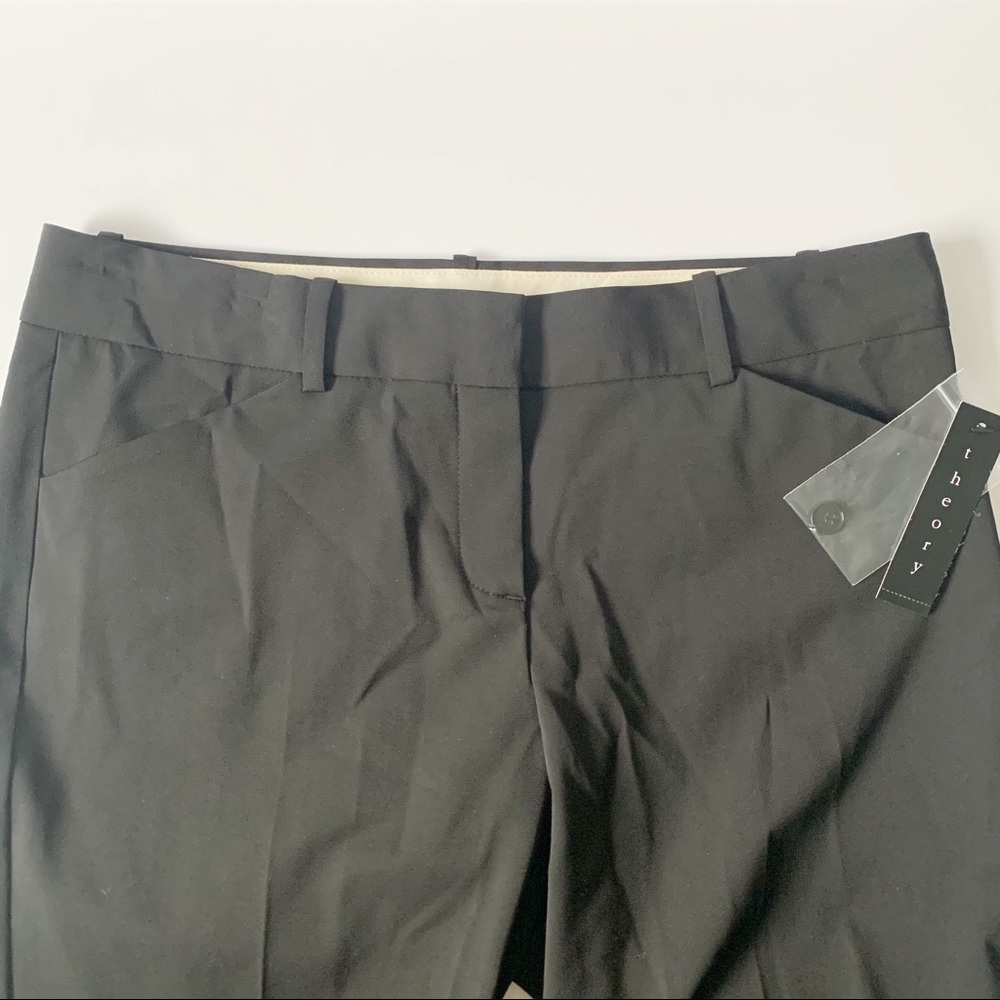 THEORY MAX C TAILOR BLACK PANT - Picture 3 of 8